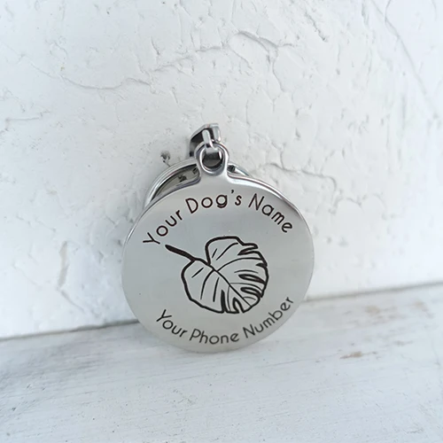 Leaf Dog ID Tag
