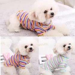 Sudadera arcoíris con capucha para perro Bulldog Francés y Dachshund