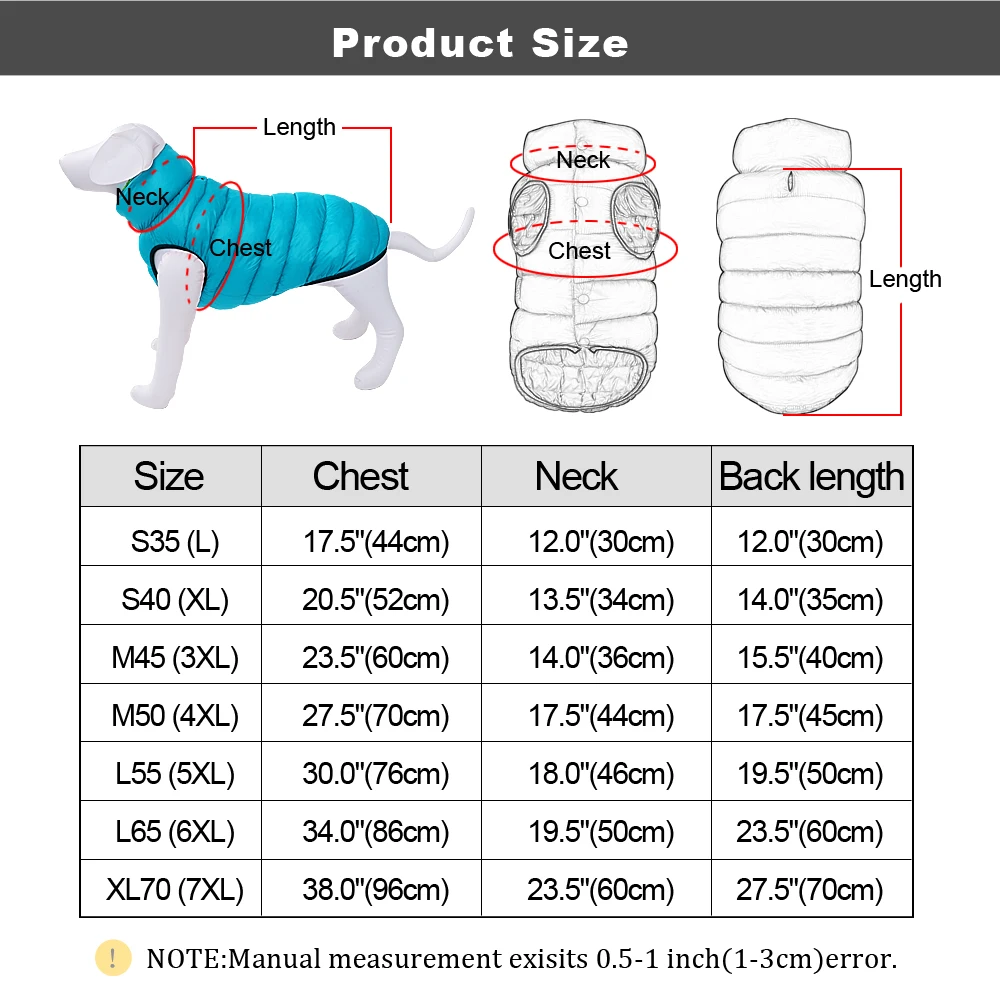 Chaqueta impermeable para perros de invierno, reversible y cómoda - imagen 4