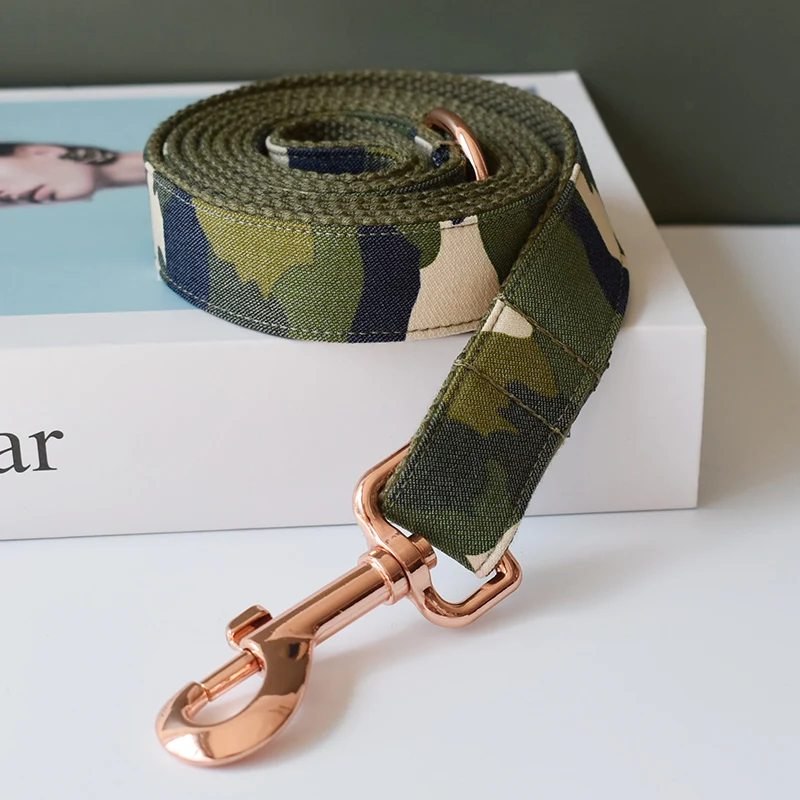 Collar de seguridad ajustable con hebilla para perro, Collar de nailon para perros pequeños, medianos y grandes, Camuflaje verde militar para mascotas masculinas, 06 - imagen 3
