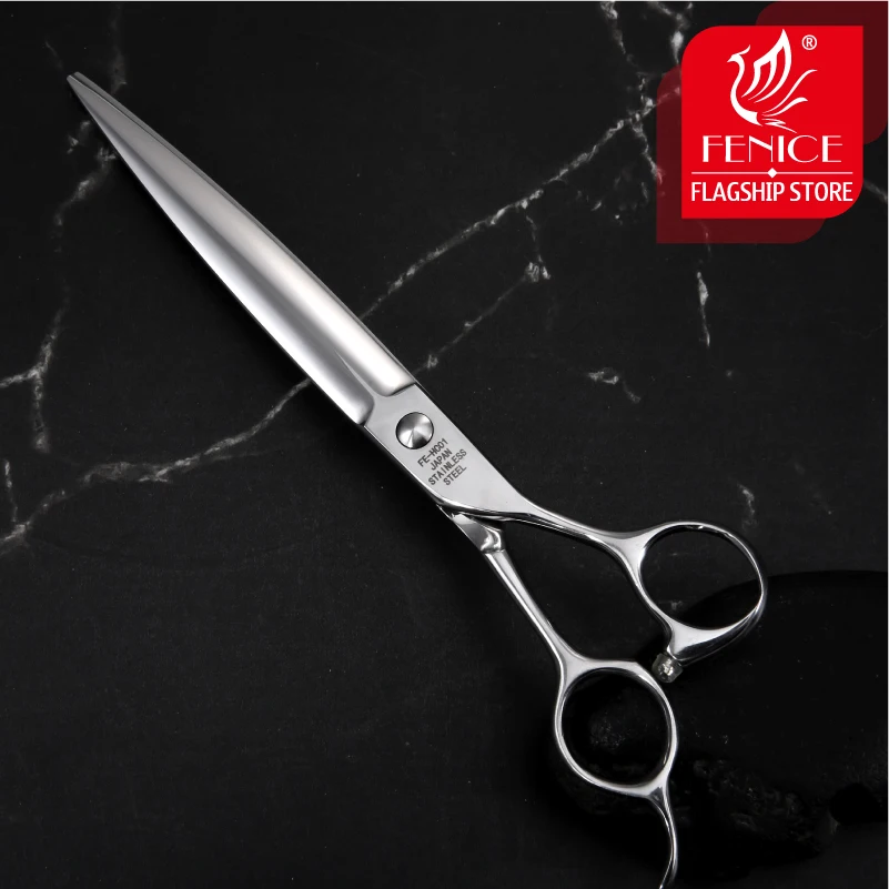 Fenice-tijeras profesionales para el cuidado de mascotas, tijeras rectas de borde afilado para el cuidado de perros y gatos, 7,25 pulgadas - imagen 4