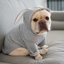 Abrigo orejas de conejo para perros pequeños y gatos – Ideal Pug y Bulldog Francés