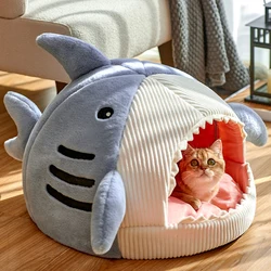 Cama nido cerrada para gatos – Cueva térmica suave y acogedora