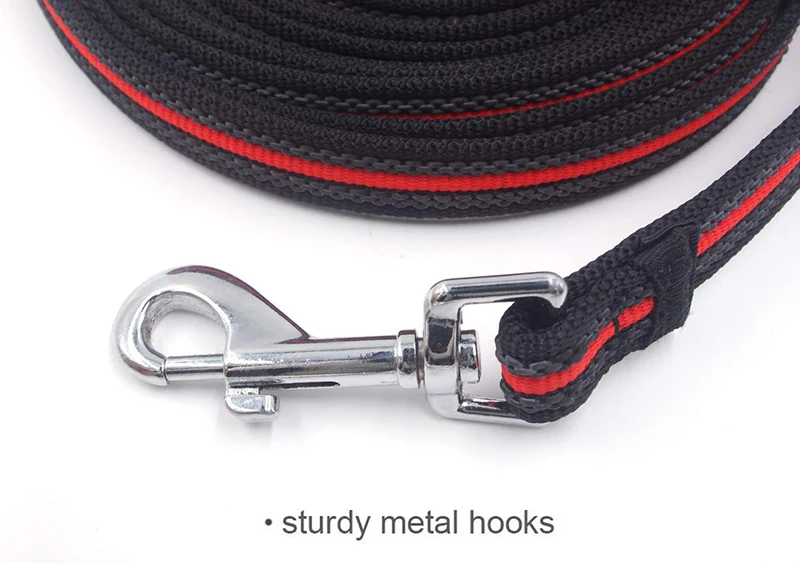 Benepaw-Correa larga de entrenamiento para perros, diseño antideslizante y resistente, mango acolchado cómodo, plomo para mascotas de 1,8 m / 3m / 5m / 10m / 15m - imagen 5