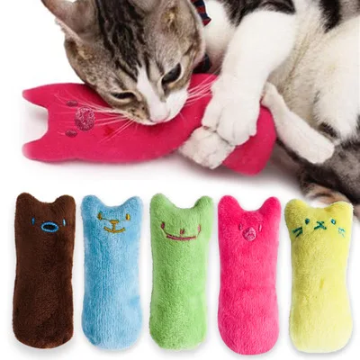 Juguete de hierba gatera, colección de una variedad de estilos de gato, menta, juguetes de peluche, simulación de pez, Pulgar, rompecabezas, mordedura de dientes molares - imagen 2