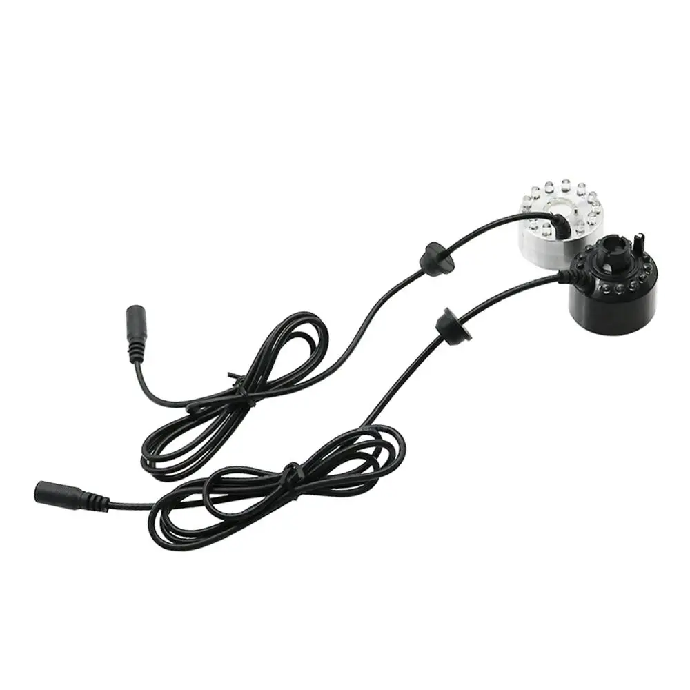 12 cuentas de lámpara LED atomizador acuario pecera nebulizador incubadora humidificador interior rocalla paisajismo luz colorida
