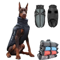 Chaleco impermeable para perros con cuello de piel – Abrigo otoño invierno