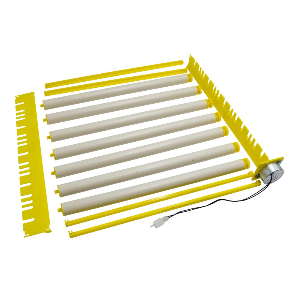 Bandeja automática para huevos con rodillo 360 °   Turner de huevos giratorio, incubadora de huevos de 220V, accesorio de incubación de huevos con patrón para aves y pollos - imagen 2