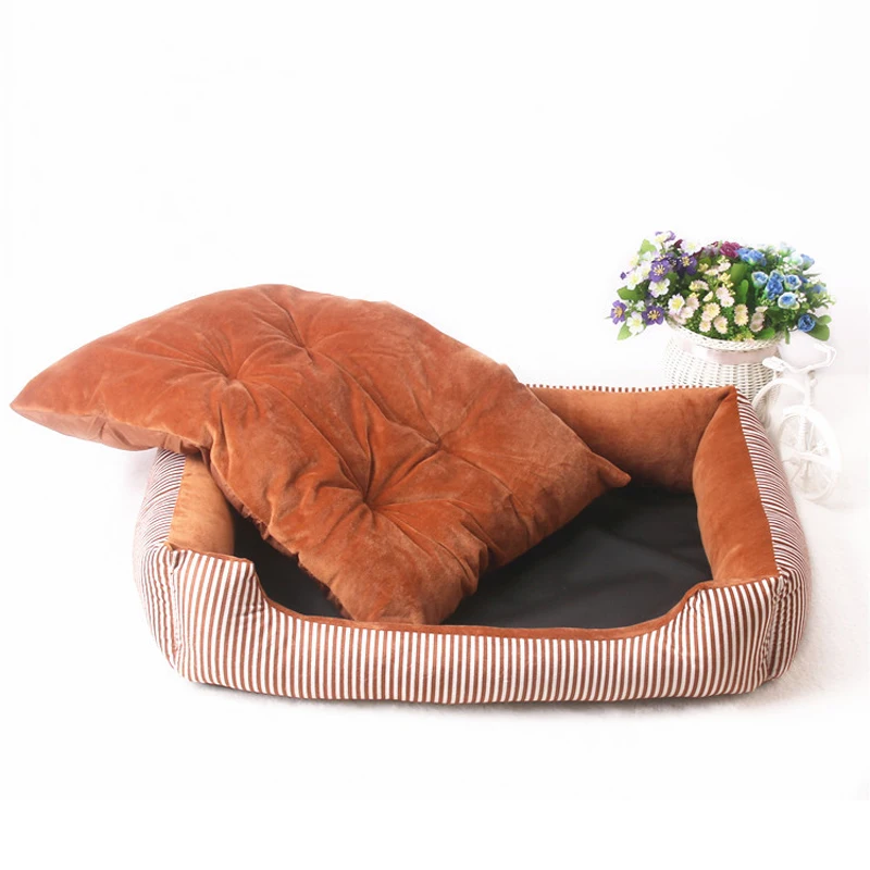 2020ฤดูหนาวโซฟาสัตว์เลี้ยงสุนัขเตียงสุนัขขนาดใหญ่ผ้าห่มแมวลูกสุนัขที่นอนลายสัตว์เลี้ยงแมวเบาะนอนnest - imagen 2