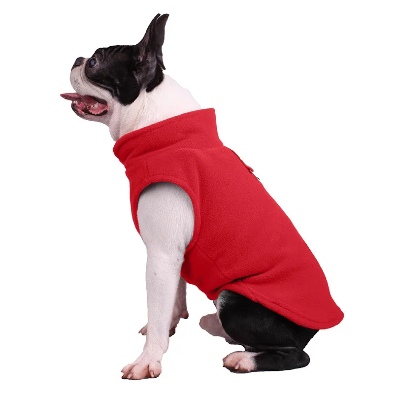 Suéter de invierno de Bulldog Francés para mascotas, jersey de lana cálida, ropa para perros pequeños, sudaderas de Pug, Sudadera con capucha para cachorros, ropa para mascotas - imagen 3