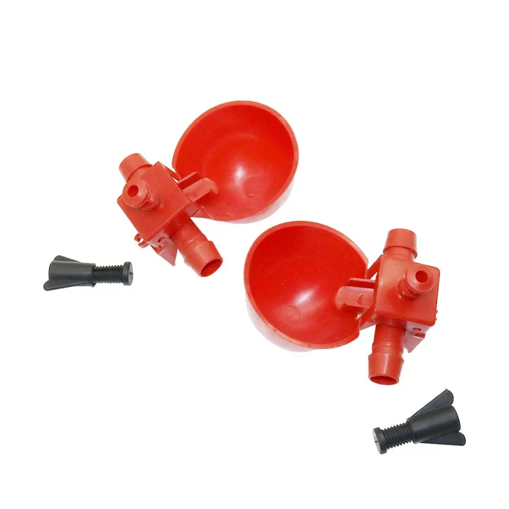 5/10 Uds. Cuenco de agua para pollo, gallinas, codornices, pájaros, cuencos para beber, agua para gallinero, pollito, bebederos colgantes, aves de corral, animales de granja - imagen 5