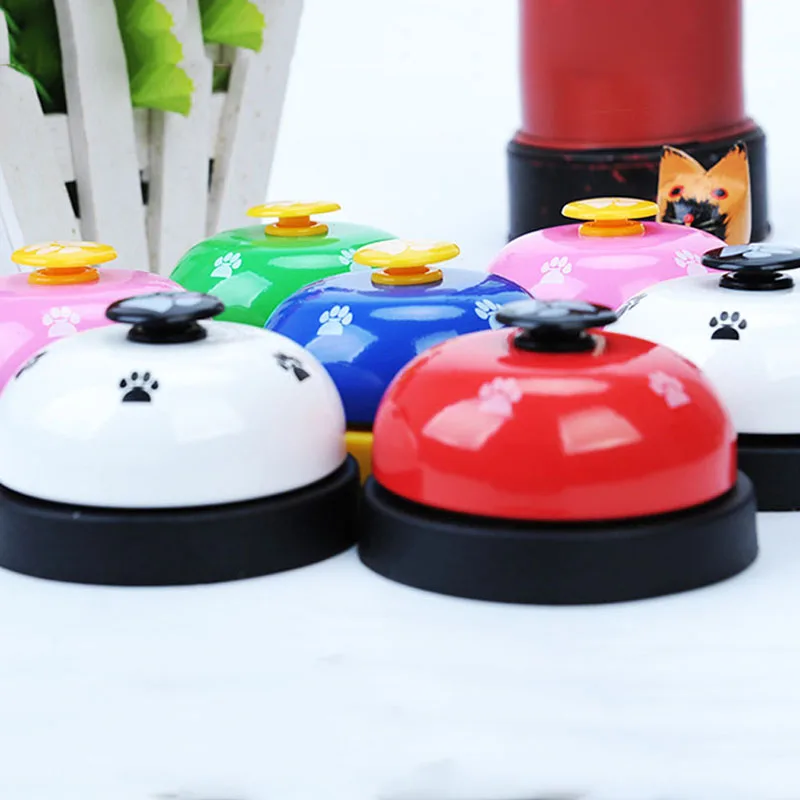 Clickers de entrenamiento para perros, campana de llamada para perros, juguetes de entrenamiento IQ, Ringer de alimentación para gatos, juguetes para mascotas, campana alimentadora de comida interactiva - imagen 4