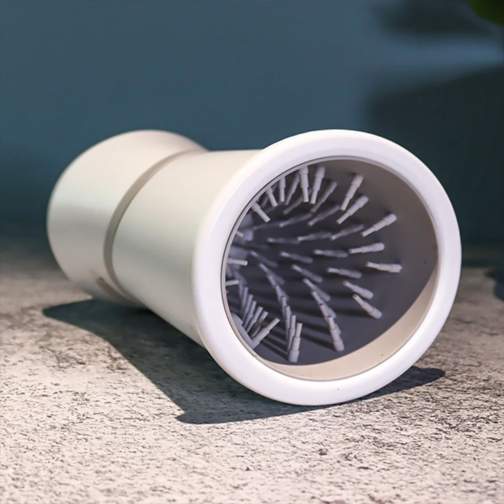Limpiador automático de patas de mascotas, taza eléctrica para lavado de pies de perros y gatos, cepillo masajeador, herramienta de limpieza portátil recargable por USB para mascotas - imagen 4