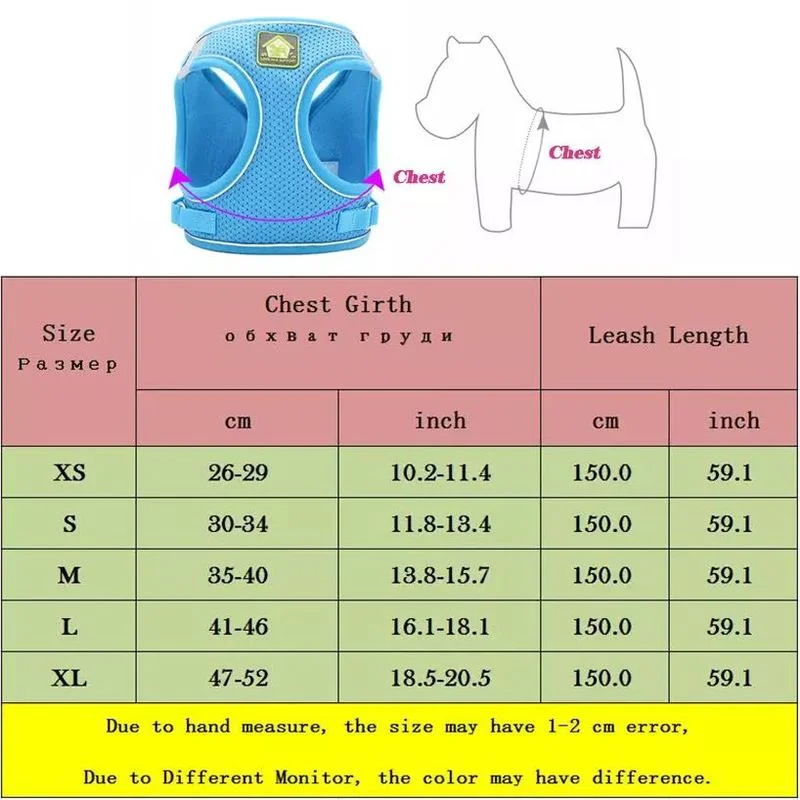 Chaleco reflectante para cachorros y gatos, con cinturón de plomo para caminar, arnés ajustable de poliéster para collar de gato, adecuado para - imagen 5