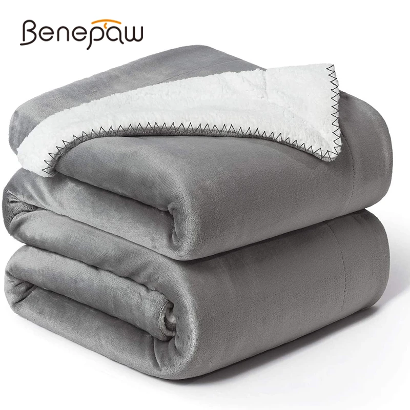 benepaw manta reversible perros pequeños medianos grandes manta franela polar lavable impermeable cubierta cama mascotas otoño invierno