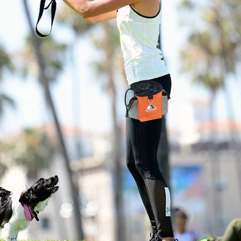 Bolsas de entrenamiento para perros y mascotas, paquete de cintura, caca de bolsillo para residuos de comida, recompensa para caminar, fuerte alimentador de cintura interactivo, suministros de entrenamiento - imagen 2