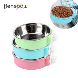Comedero y bebedero acero inoxidable extraíble para perro