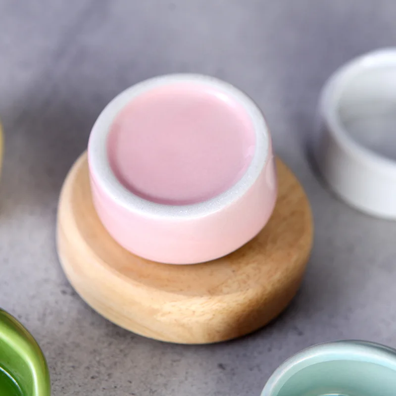 Cuenco de cerámica para comida de hámster, olla para aperitivos para animales pequeños, alimentador antimordeduras y antivibración para erizo, Chinchilla, plato de alimentación seguro para mascotas - imagen 5