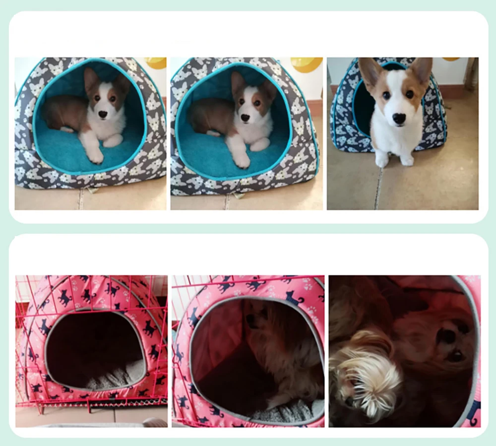 Detalle del borde acolchado de la cama para gatos