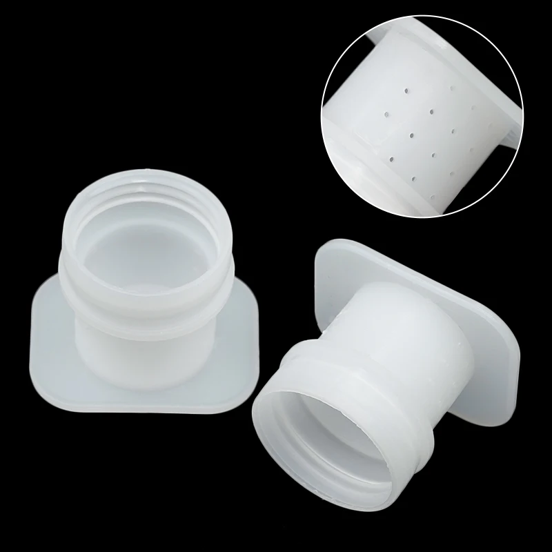 Bebedero de abeja, alimentador de agua, tipo agujero de aguja, contenedor de agua blanco de plástico, herramienta de apicultura anojamiento, 5 uds. - imagen 4