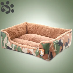 Cama felpa termo para perros – Cesta acolchada grande