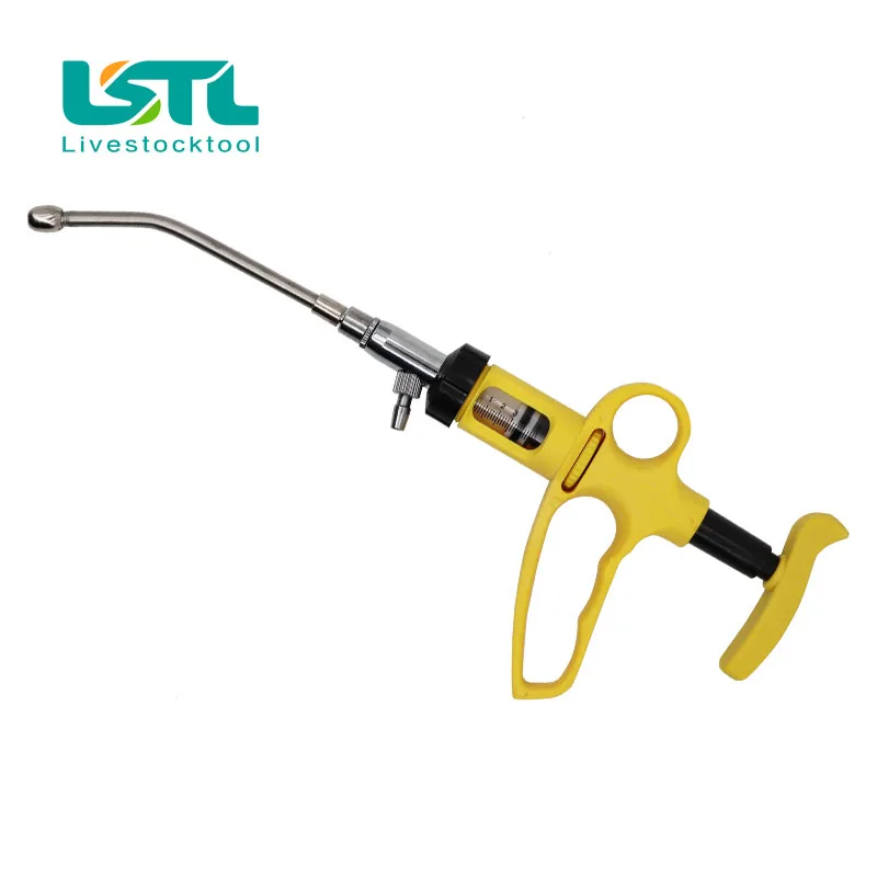 Pistola Drench veterinaria de 5ML, inyector de jeringa continua para animales, dispositivo de infusión, inyección de vacunas de cerdo/bétail/oveja/pollo - imagen 2