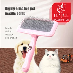 Cepillo desenredante y massages 2 en 1 para perros y gatos