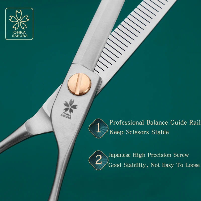 Master Abrangente Open Peng Peng VG10 tijeras finas importadas para esteticista de mascotas profesional cuidado de mascotas recorte y conformación - imagen 5