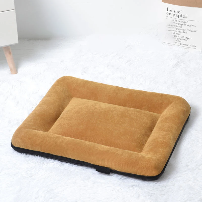Estera de cama Reversible de pana para perros, almohadilla cálida lavable a máquina para mascotas para perros pequeños, medianos y grandes, cama para perros de interior, estera para mascotas