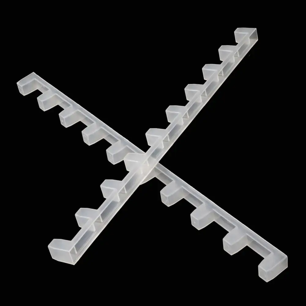 Marco de colmena de abeja, tira de tarjeta, evita agitación, antivibración, caja de nido de abeja de plástico, ranura, barra de apicultura, accesorios, 5 unidades