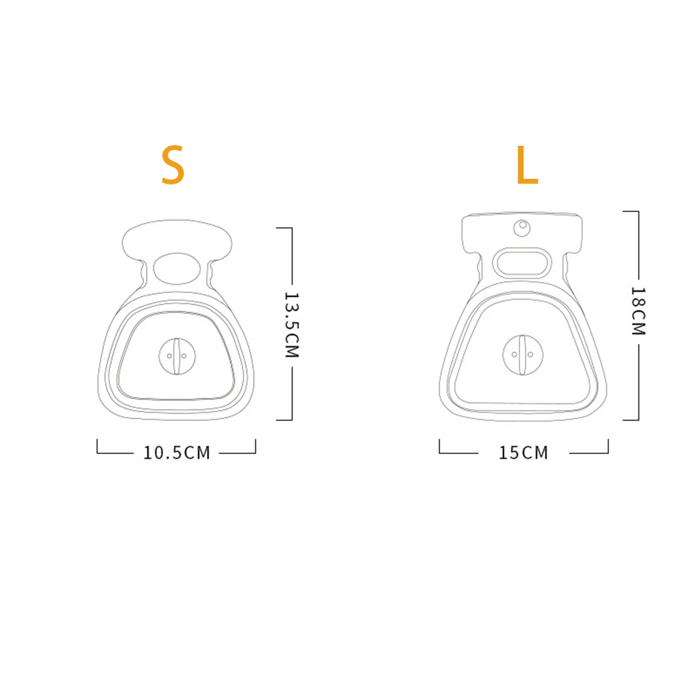 Recogedor de inodoro para mascotas, bolsa plegable para residuos de perros, recogedor de basura con asa plegable, recogedor de excrementos para cachorros, Herramientas de limpieza convenientes - imagen 2