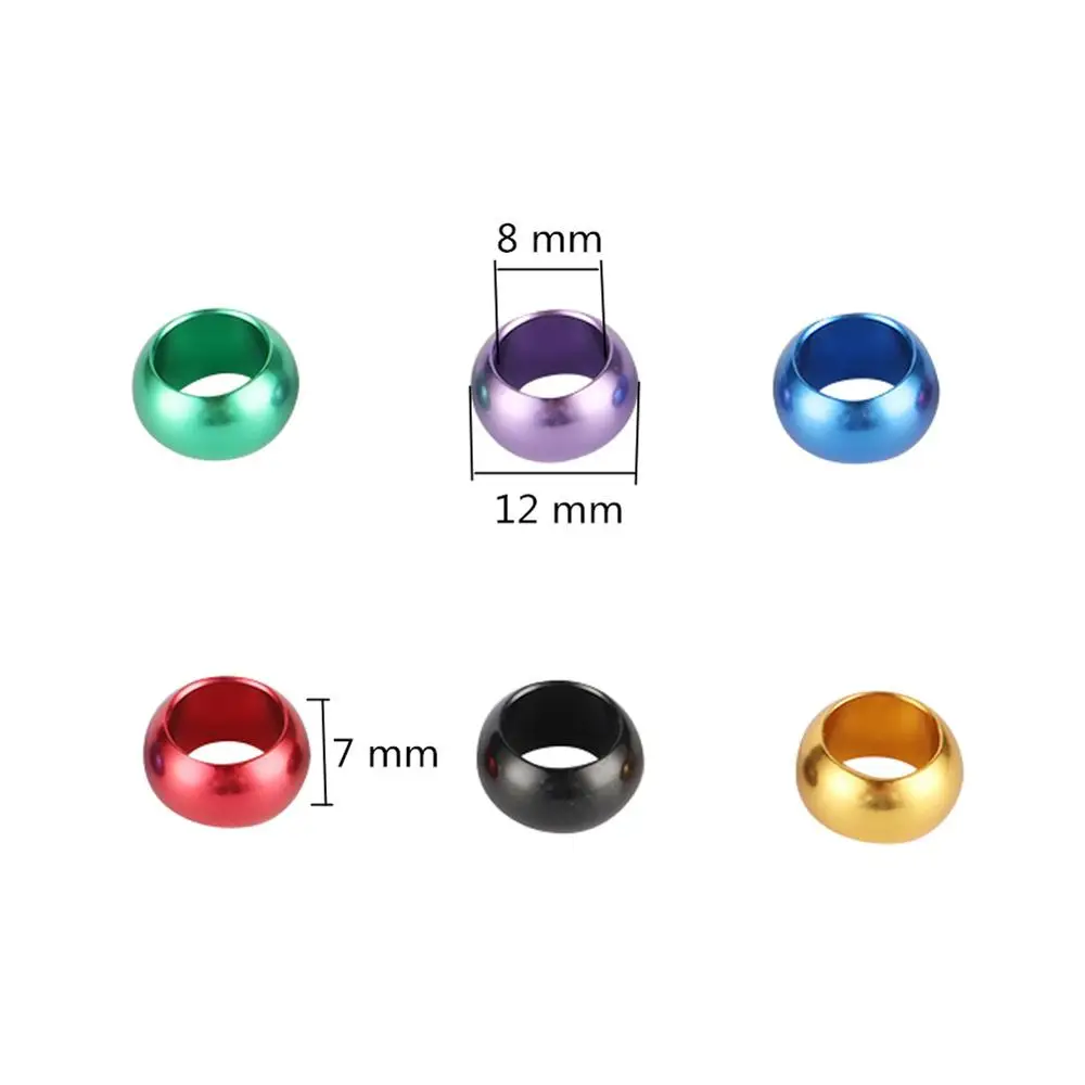 Anillo de pie de aluminio para pájaros, 120 Uds., diámetro interior de 8mm/10mm, palomas, loros, pájaros, adiestramiento de vuelo al aire libre, suministros de carrera de identificación - imagen 2