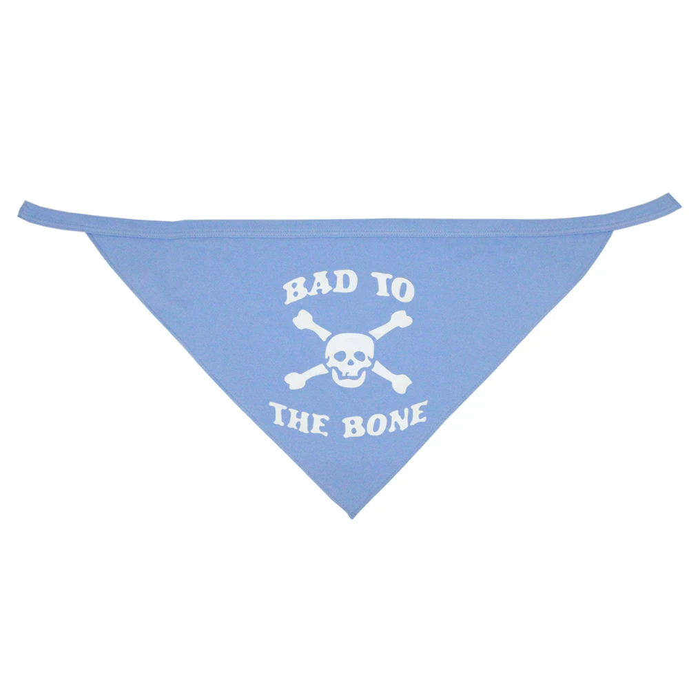 BAD TO THE BONE-Pañuelo ajustable para el cuello para perro, pañuelo para mascotas, bonito pañuelo para cachorro, perro, gato, Baberos para mascotas - imagen 3