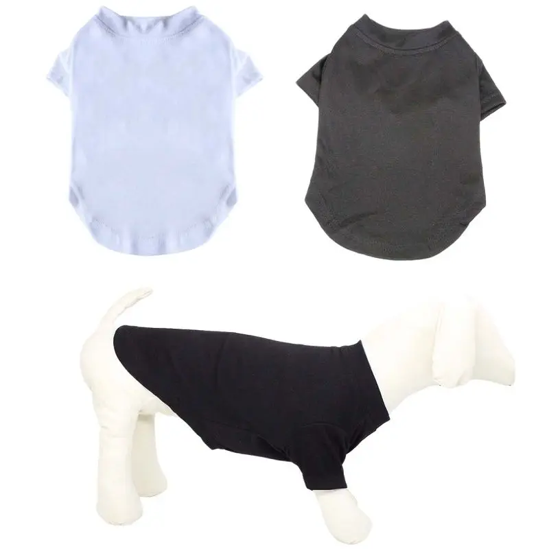 Camiseta para perro, diseño de manga de verano, ropa para mascotas, camisas suaves de algodón para cachorros, ropa transpirable para perros pequeños, medianos y grandes