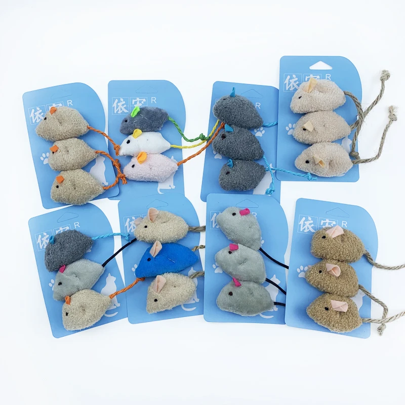 Ratón simulación felpa gato - Empaque y presentación