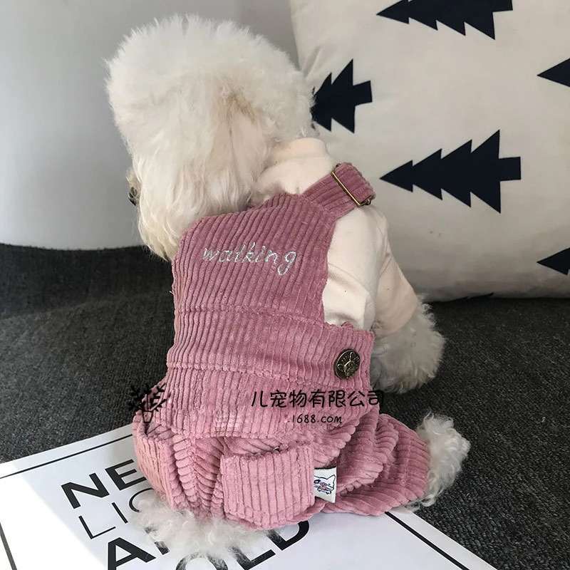 2024 nuevo llega Retro denim perros mascota abrigo mono ropa para gatos ropa para perros pequeños primavera y otoño Jeans chaqueta para cachorros ZL212 - imagen 2