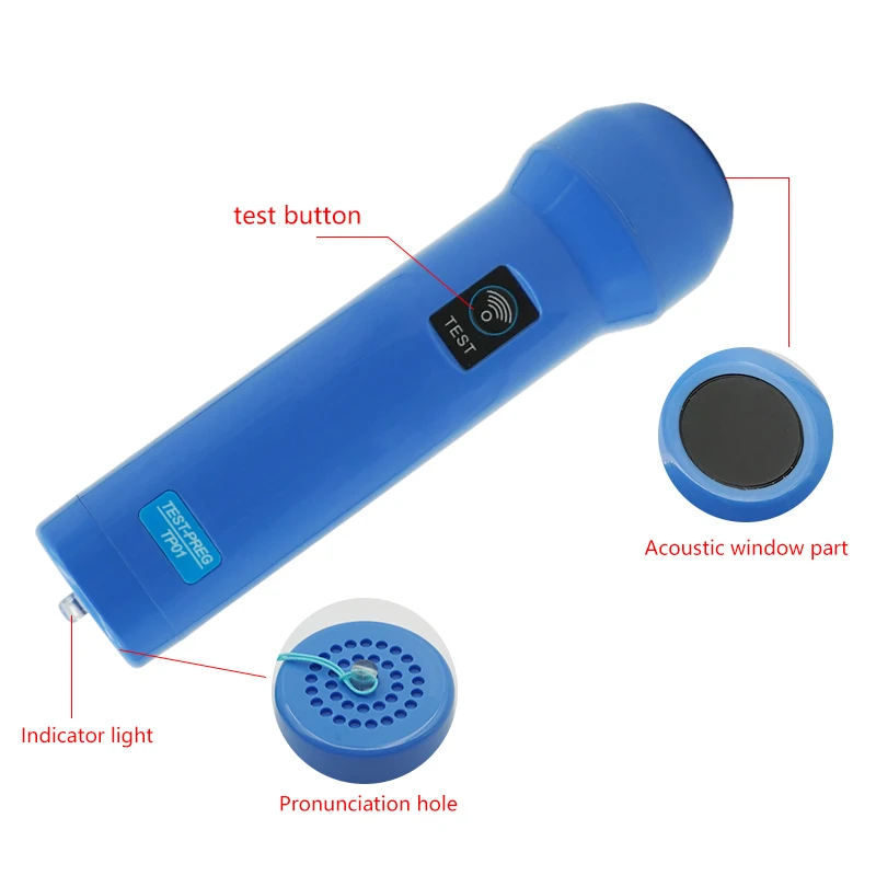 Detector de embarazo por ultrasonido portátil, máquina de prueba para cerdas de cerdo, oveja, cabra, ganado, dispositivo veterinario - imagen 3