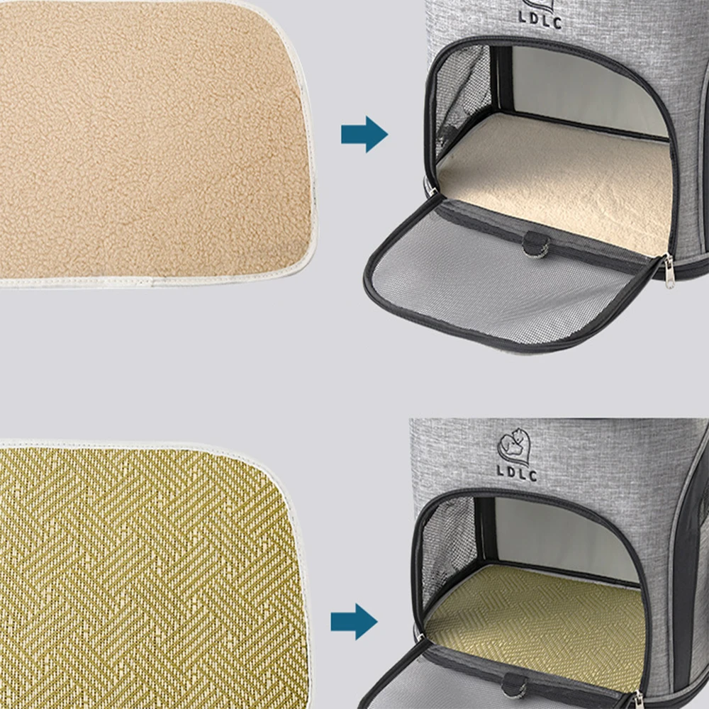 Haustier Katze Träger Taschen Atmungs Reise Outdoor Multifunktions Rucksack Für Kleine Hunde Kätzchen Tragbare Schultern Tasche Katze Träger - imagen 5