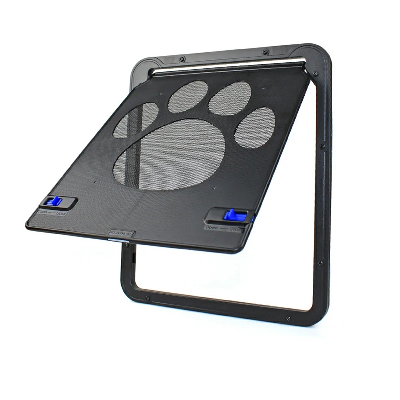 Puerta de seguridad para mascotas, pantalla magnética bloqueable para exteriores, ventana para perros y gatos, entrada libre, bonita y fácil de instalar, nueva - imagen 4