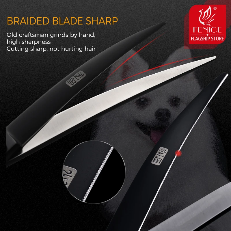 Fenice Tijeras - Detalle de hoja de corte curvo