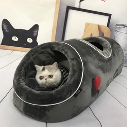 Cama cueva cálida para gatos y perros pequeños – Invierno