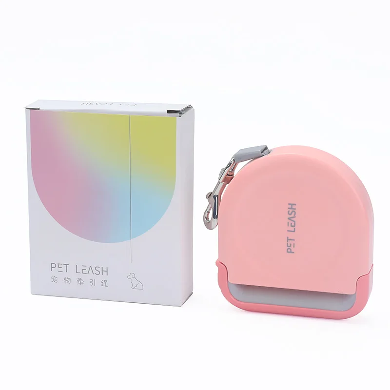Correa retráctil para perros pequeños y grandes, cuerda de entrenamiento para caminar al aire libre, Abs, 4 colores, accesorios para perros, 5m - imagen 5