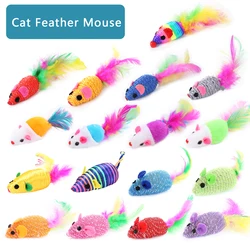 Varita cazadora con plumas para gato – Juguete interactivo