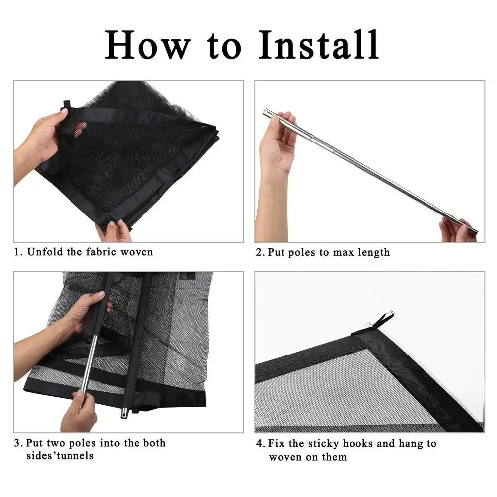 Pretty & Better-puerta mágica para perros, valla de malla ingeniosa para interiores y exteriores, seguridad para mascotas, cierre de seguridad, envío directo - imagen 5