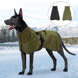 Chaleco impermeable para perros grandes – Abrigo de invierno galgo