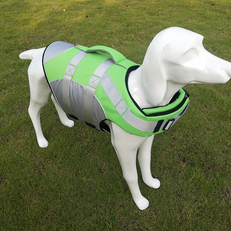 Chaleco salvavidas reflectante para perros pequeños y medianos, traje de baño para cachorros, ropa para Bulldog Francés, Verano - imagen 3