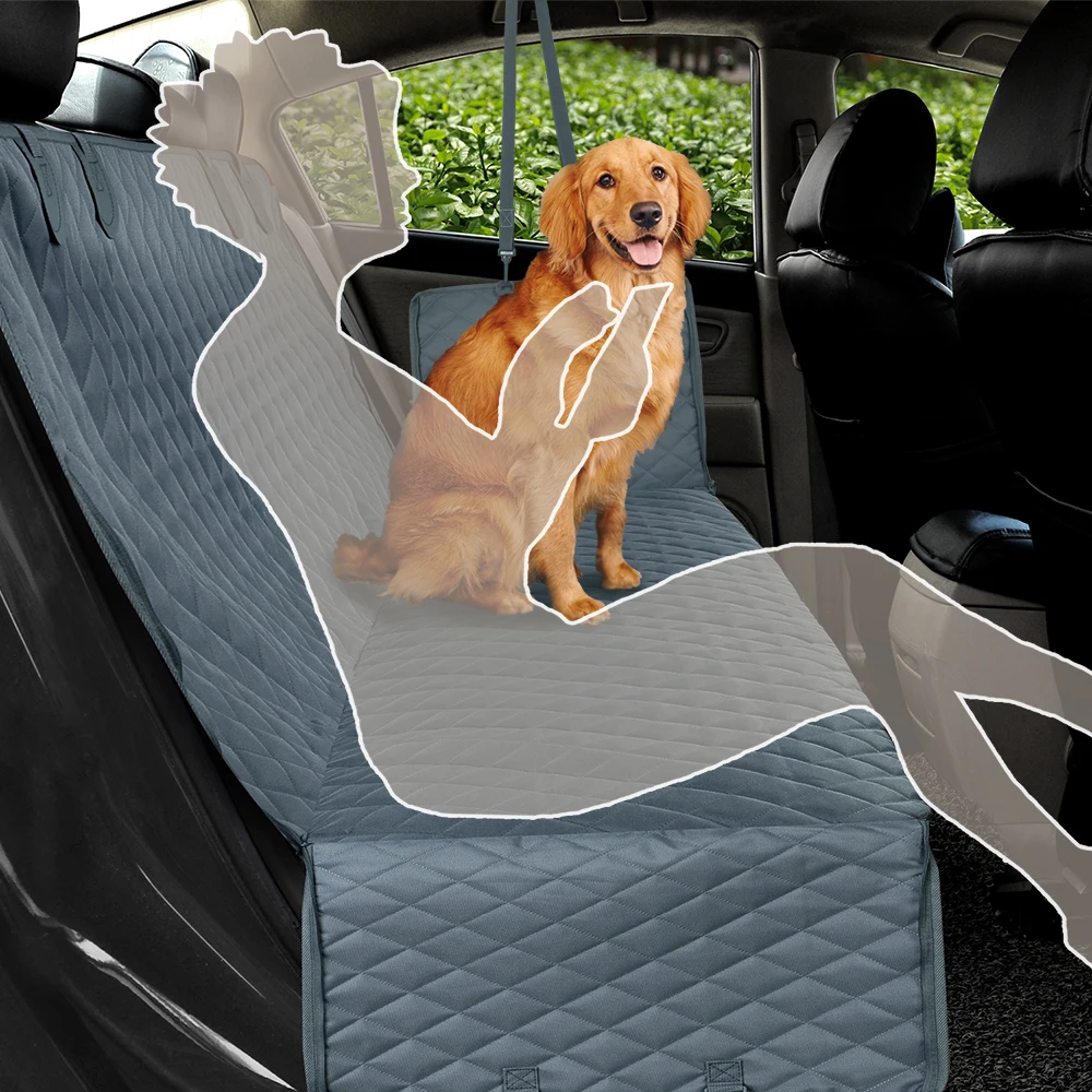 PETRAVEL Dog Car Seat Cover Waterproof Pet Travel Dog Carrier Hammock Car Rear Back Seat Protector Mat Safety Carrier For Dogs - imagen 2