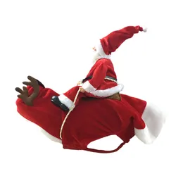 Disfraz de Papá Noel para Bulldog Francés – Navidad