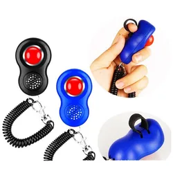 Clicker de entrenamiento para perros y gatos con banda de muñeca