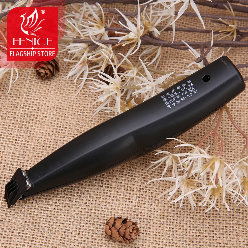 Fenice-SUMINISTROS DE ASEO profesional para mascotas, cortadora eléctrica, herramientas de recorte recargables por USB para cara/pies/ojos/orejas - imagen 3